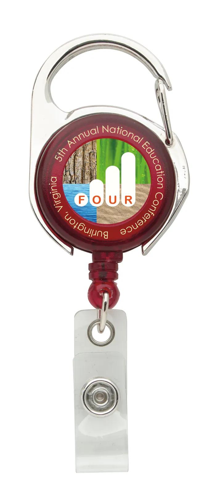 Carabiner Badge Holder Retractable 30 Inch Extension - product view 14