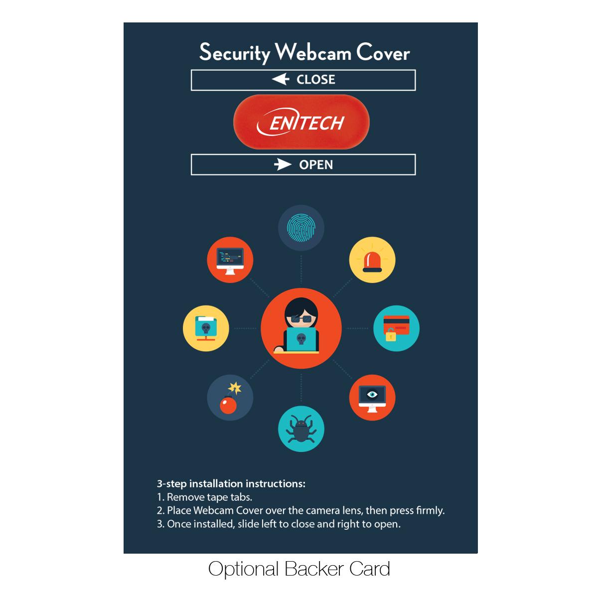 Mini Security Webcam Cover With Backer Card - product view 5