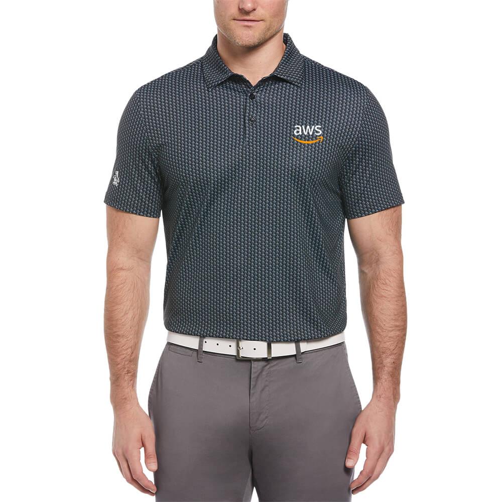Golf Polo All-Over Pete Print Recycled Polyester (Men's)
