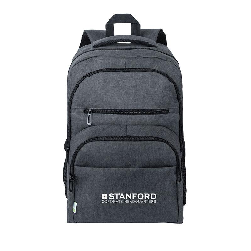 Spencer RPET Laptop Backpack - product view 9