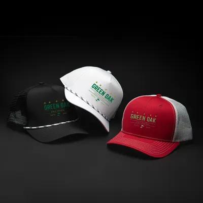 Baseball Cap Performance Rope 5 Panel Mid Profile - product view 6