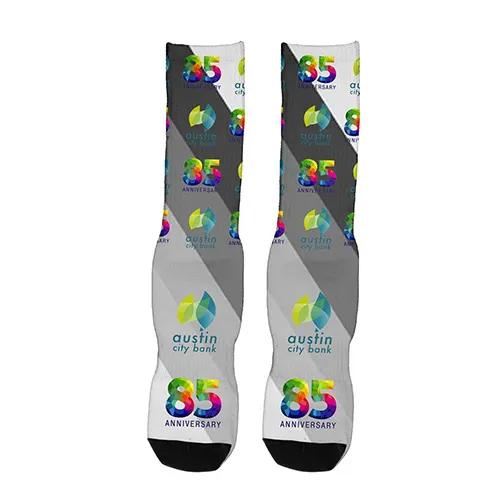 Dye Sublimated Crew (Athletic) Socks - product view 7