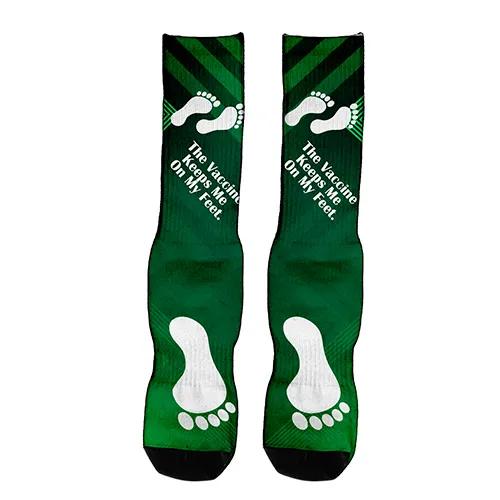 Dye Sublimated Crew (Athletic) Socks - product view 12