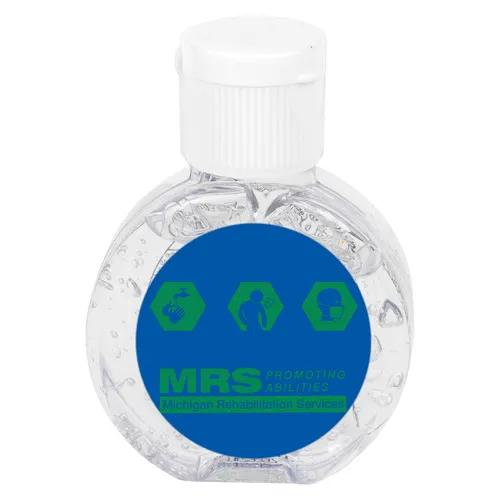 CIRPAL 1 oz Compact Hand Sanitizer Antibacterial Gel in Round Flip-Top Squeeze Bottle - product view 3