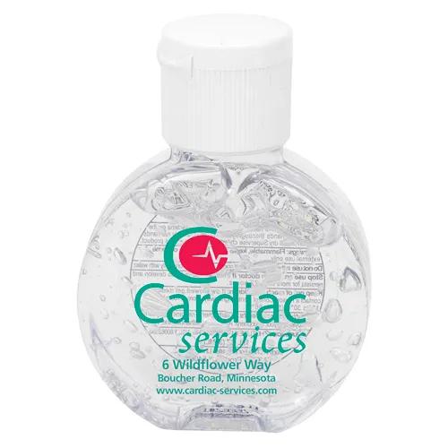 CIRPAL 1 oz Compact Hand Sanitizer Antibacterial Gel in Round Flip-Top Squeeze Bottle - product view 4