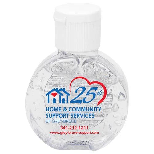 CIRPAL 1 oz Compact Hand Sanitizer Antibacterial Gel in Round Flip-Top Squeeze Bottle - product view 5
