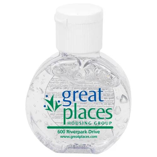 CIRPAL 1 oz Compact Hand Sanitizer Antibacterial Gel in Round Flip-Top Squeeze Bottle - product view 7