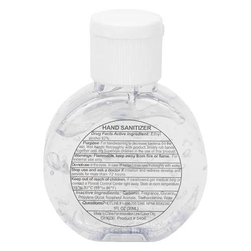 CIRPAL 1 oz Compact Hand Sanitizer Antibacterial Gel in Round Flip-Top Squeeze Bottle - product view 9