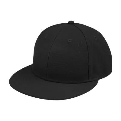 Baseball Cap Polyester Flat Bill 6 Panel High Profile - product view 2