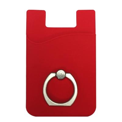 Silicone Phone Wallet With Ring - product view 6