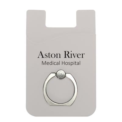 Silicone Phone Wallet With Ring - product view 9