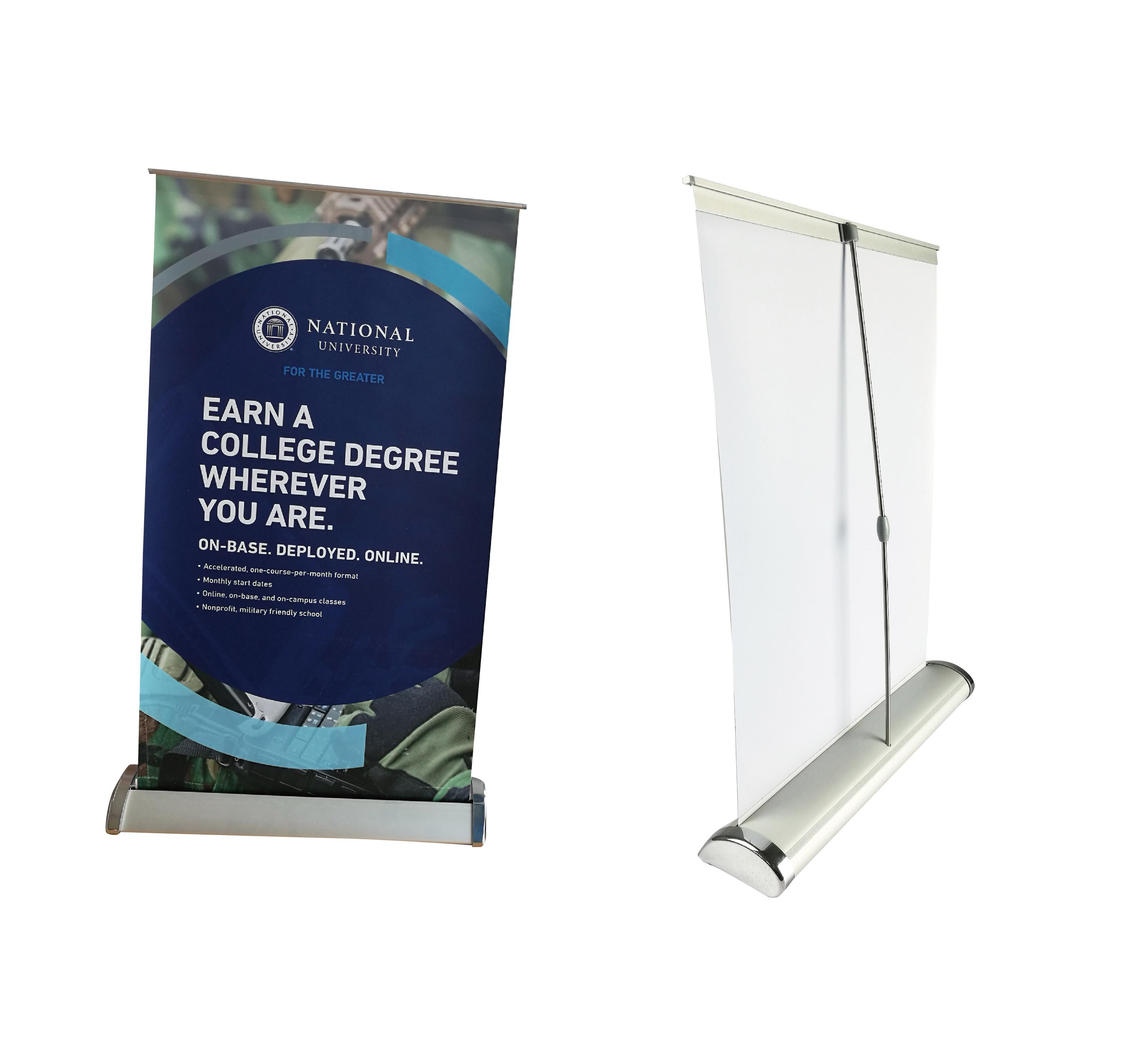 Table Top Retractable Banner - product view 2