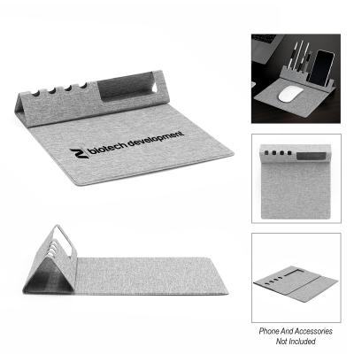 Mouse Pad rPET Multifunctional Phone Holder - 8.5 x 9.25 in
