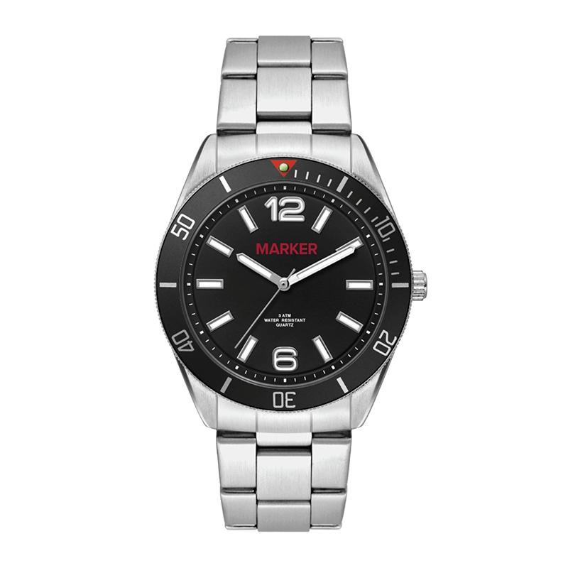 42MM Metal Matte Silver Watch - product view 4