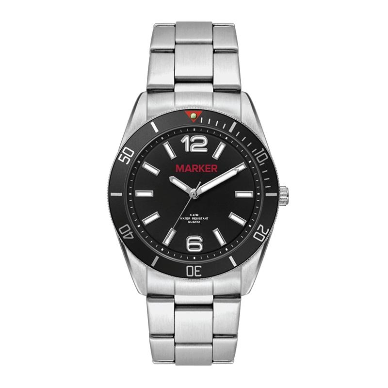 22MM Metal Matte Silver Watch - product view 4