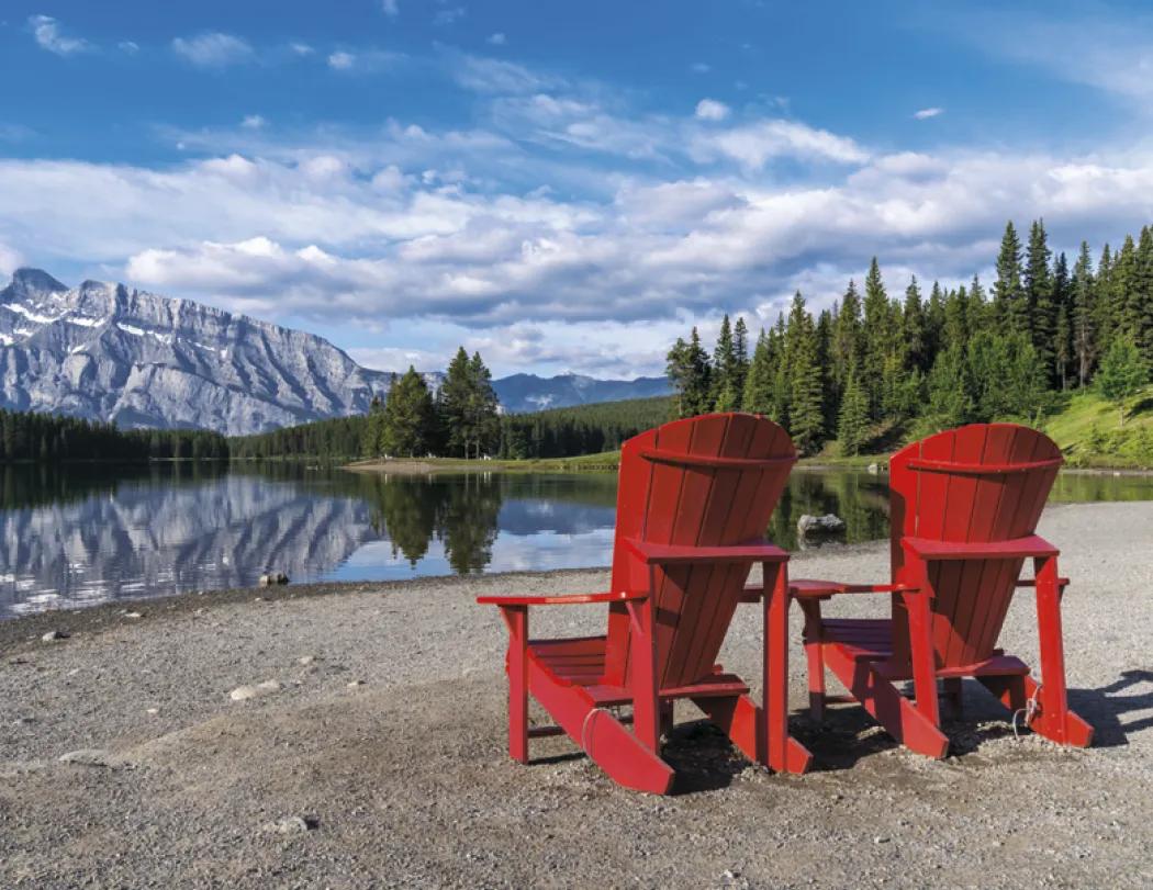 Canadian National Parks Wall Calendar Stapled FSC Paper - 19 x 11 in - product view 15