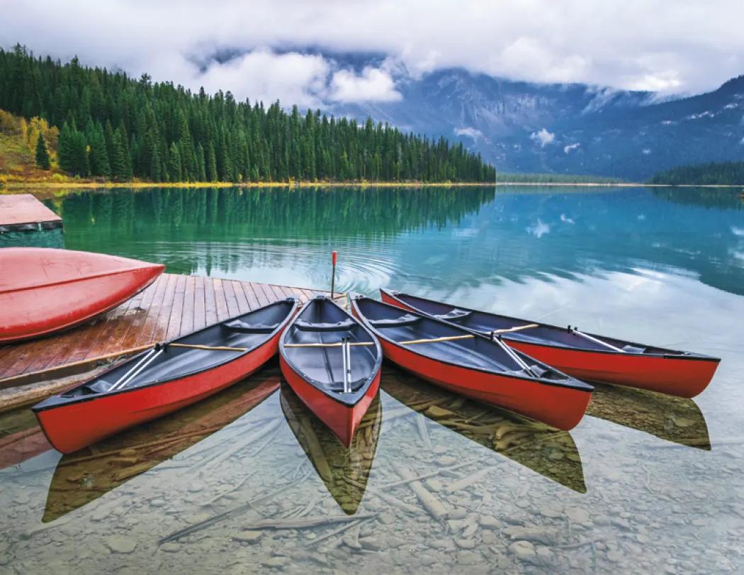 Canadian National Parks Wall Calendar Stapled FSC Paper - 19 x 11 in - product view 19