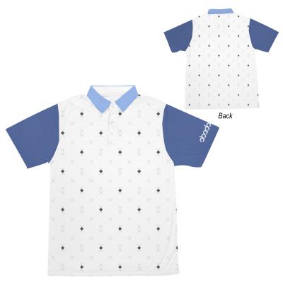 UPF 30+ Polo Shirt Sublimated Moisture Wicking Polyester