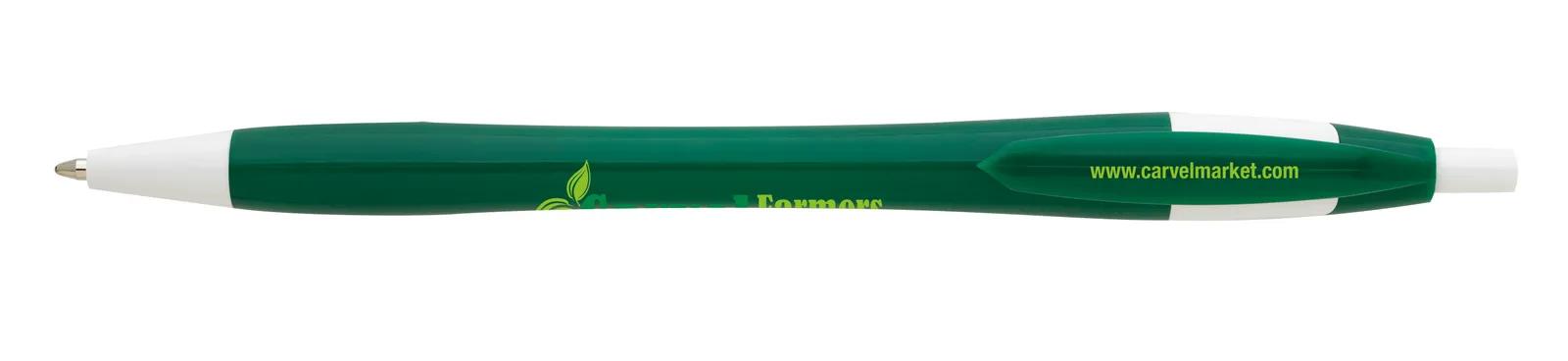 Pen Contoured Design Plunger Action ABS Plastic - 5.75 in - product view 32