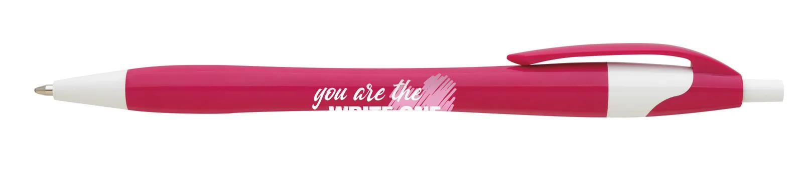 Pen Contoured Design Plunger Action ABS Plastic - 5.75 in - product view 38