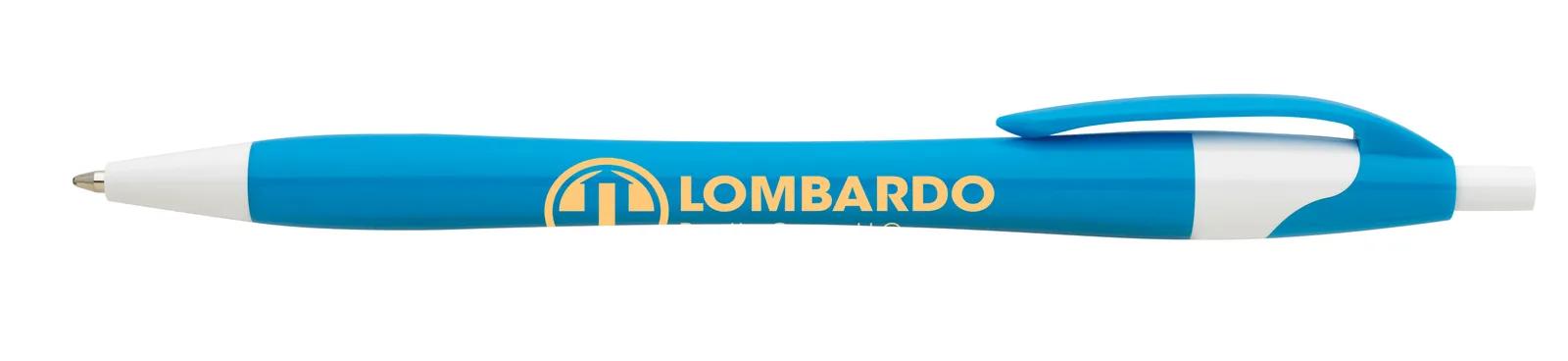 Pen Contoured Design Plunger Action ABS Plastic - 5.75 in - product view 40