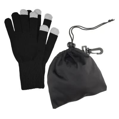 Touch Screen Gloves rPET Pouch Recycled - 5⅜ x 5¼ in - product view 5