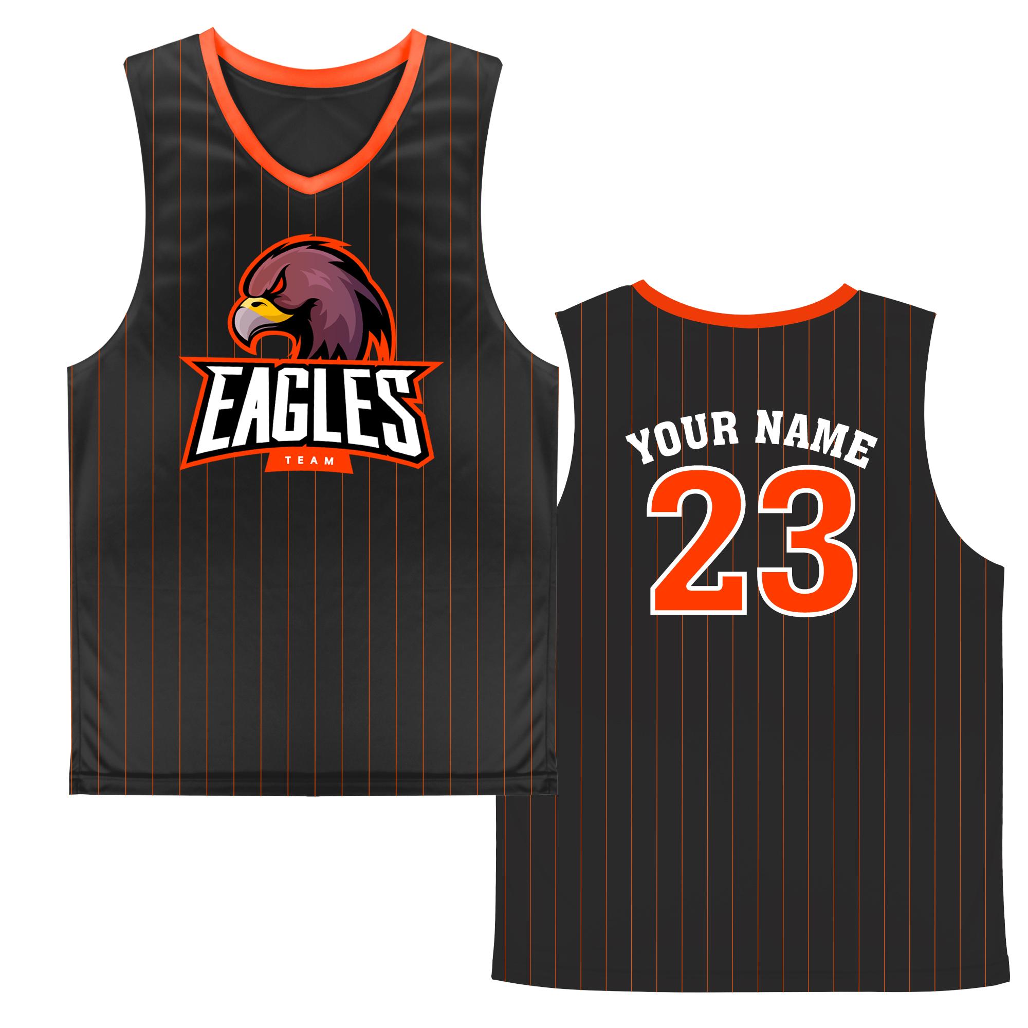 Fully Sublimated Reversible Basketball Jersey - product view 3