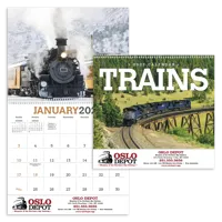 Triumph Calendars Trains Calendar - product view 2