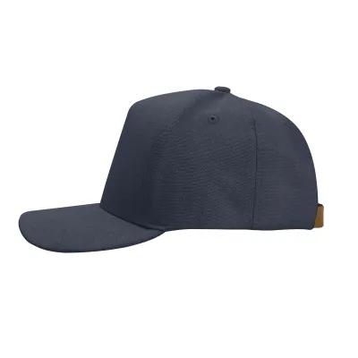 Baseball Cap Recycled Cotton Leatherette Strap (One Size) - product view 5