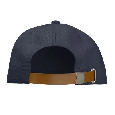 Baseball Cap Recycled Cotton Leatherette Strap (One Size) - product view 6