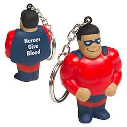 Super Hero Stress Reliever Key Chain - product view 2