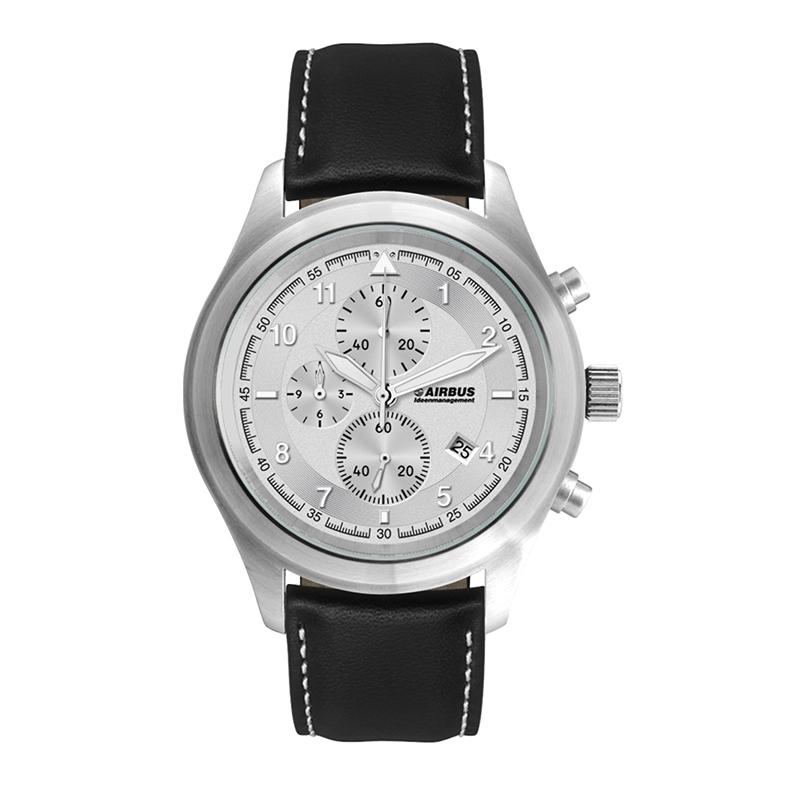 44MM Steel Matte Silver Case Chronograph MVMT - product view 4