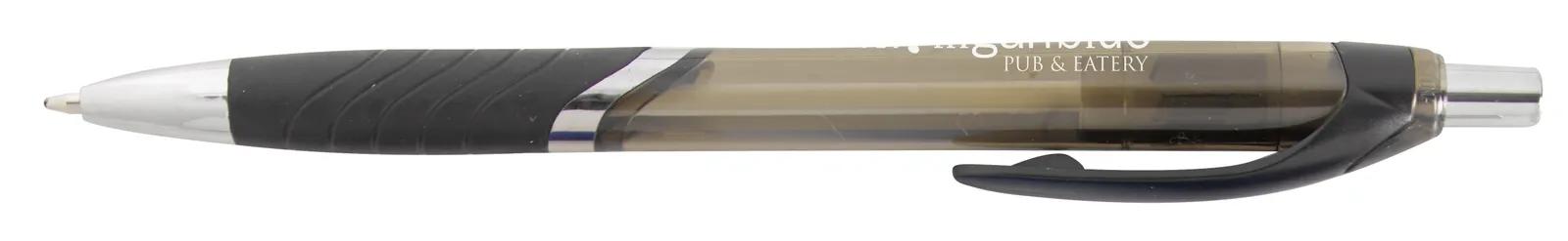 Pen Chrome Accents Translucent Barrel Textured Grip - 5.6 in - product view 32