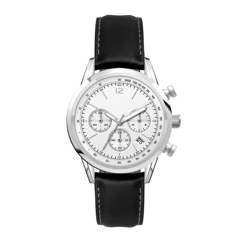 34MM Steel Silver Case Chronograph Watch - product view 5