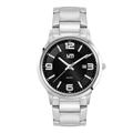 Ladies Watch Black Steel Case Sunray Dial Bracelet - 31.5mm