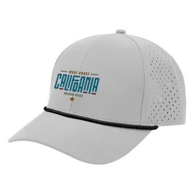 Baseball Cap Water-Resistant Rope 6 Panel Perforated (One Size) - product view 6