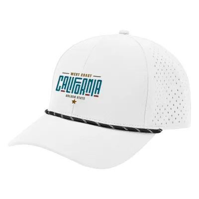 Baseball Cap Water-Resistant Rope 6 Panel Perforated (One Size) - product view 12