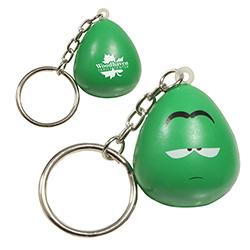 Mood Maniac Stress Reliever Key Chain-Apathetic - product view 2