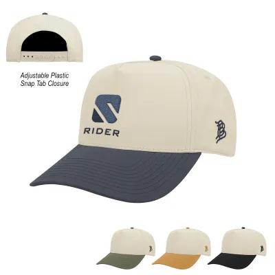 Baseball Cap Curved Two-Tone Canvas Cotton