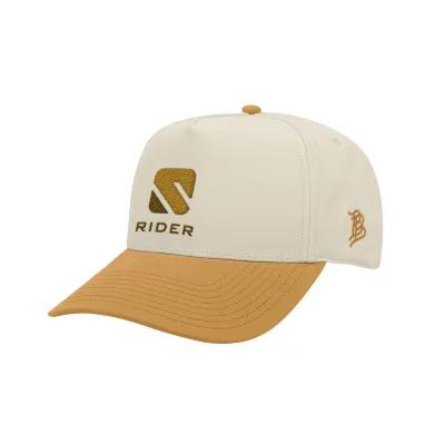 Baseball Cap Curved Two-Tone Canvas Cotton - product view 2