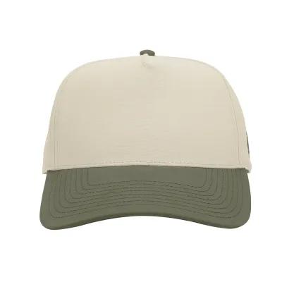 Baseball Cap Curved Two-Tone Canvas Cotton - product view 4