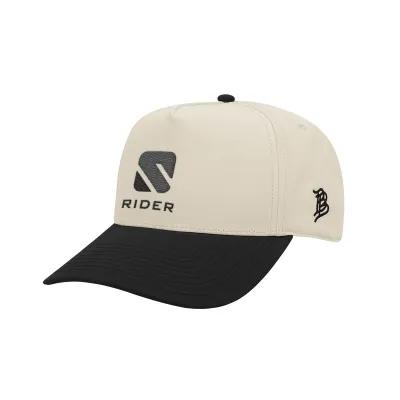 Baseball Cap Curved Two-Tone Canvas Cotton - product view 6