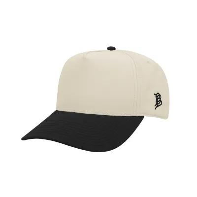 Baseball Cap Curved Two-Tone Canvas Cotton - product view 9