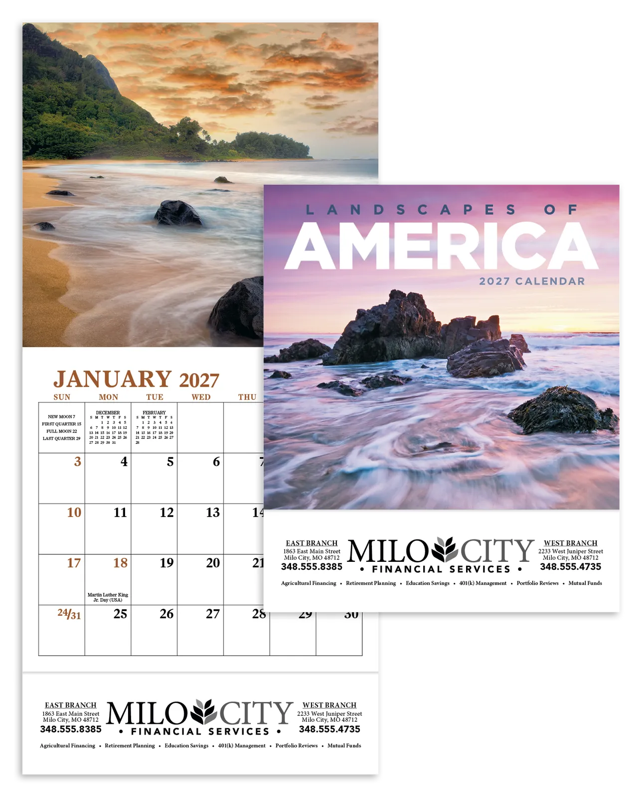 Landscapes of America - Mini Calendar in 27ad - product view 1
