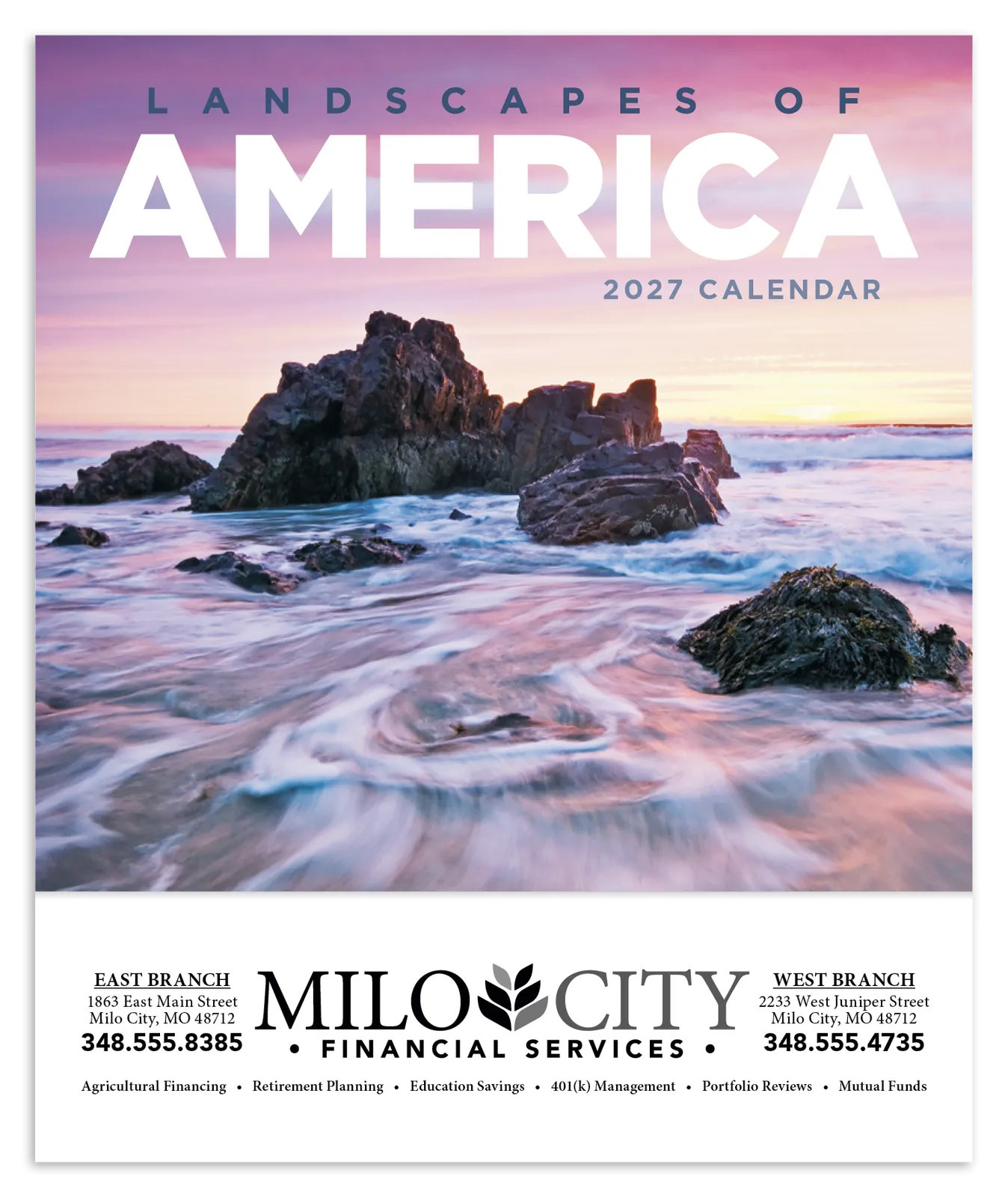 Landscapes of America - Mini Calendar in 27ad - product view 2