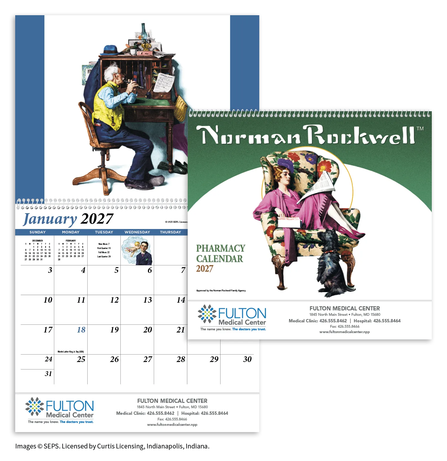 Products Rockwell Pharmacy Special Markets Calendar in 27ad - product view 1