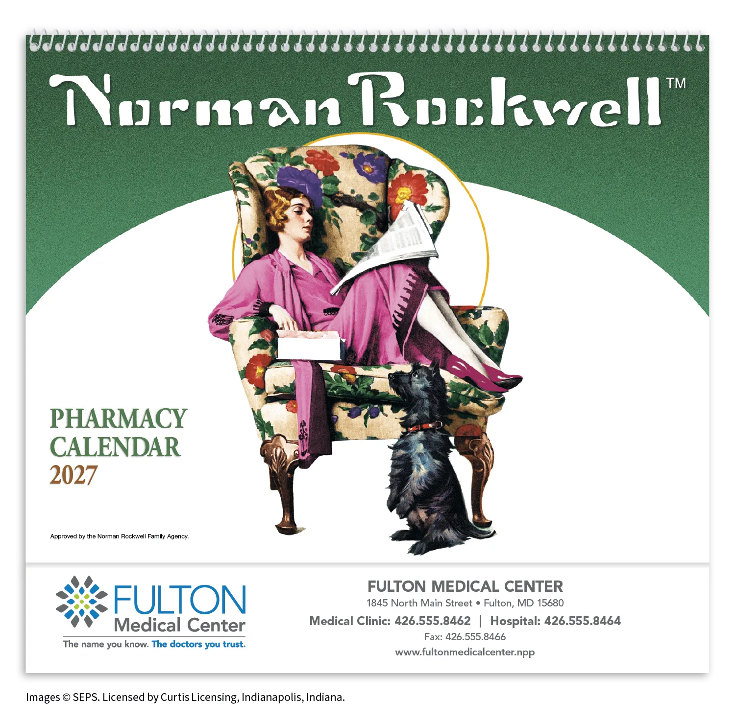Products Rockwell Pharmacy Special Markets Calendar in 27ad - product view 2