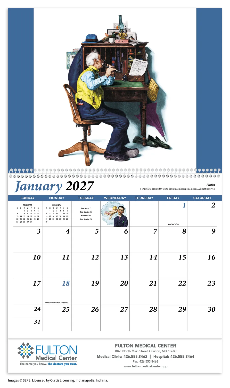 Products Rockwell Pharmacy Special Markets Calendar in 27ad - product view 3