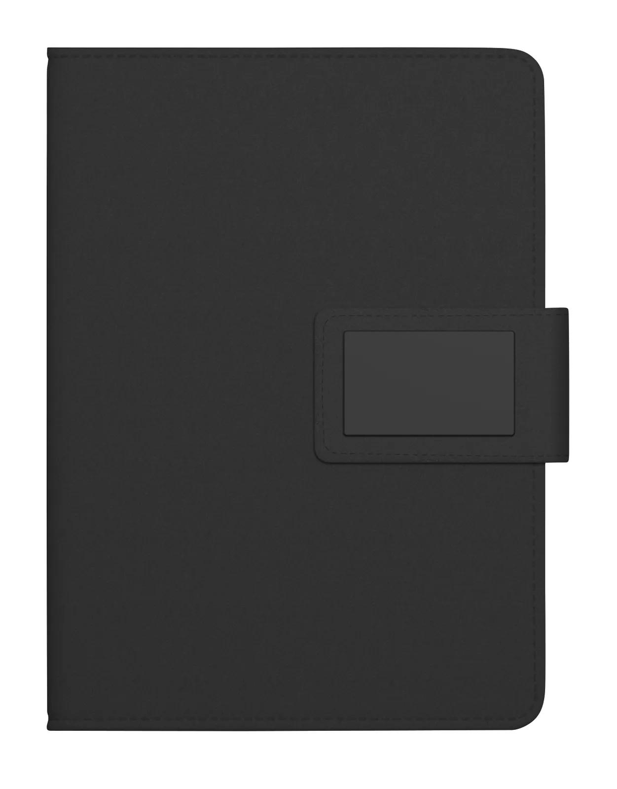 SCX Innovative Design™ Notebook A5 with Power Bank 4000 mAh in Blank - product view 1