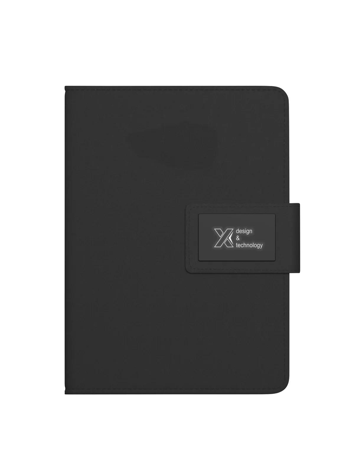 SCX Innovative Design™ Notebook A5 with Power Bank 4000 mAh in Eng - product view 2